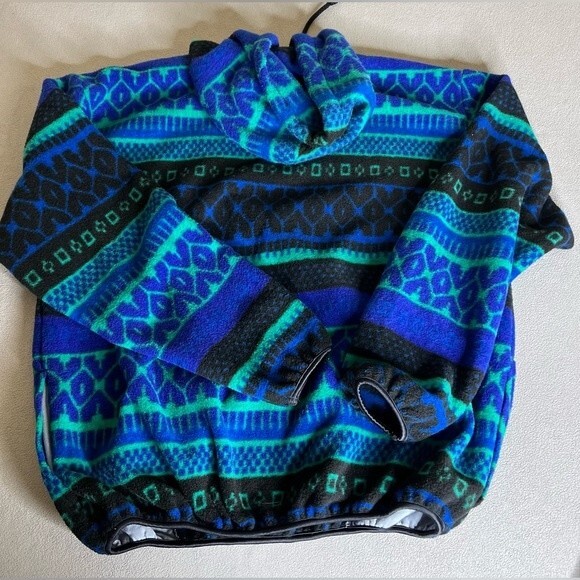 Vintage Northern Territories Sunbuster  hooded  Size L/XL Made In Usa - Picture 9 of 16